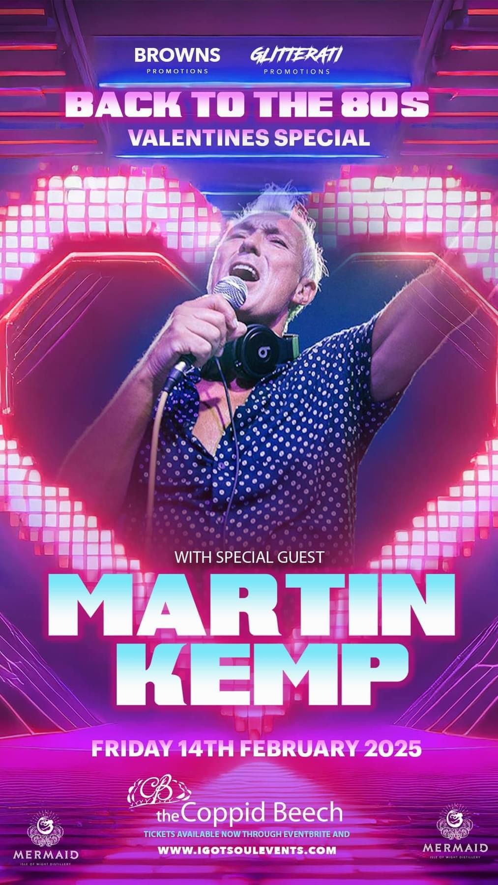 Martin Kemp Back to 80s set  Valentines special - Apres