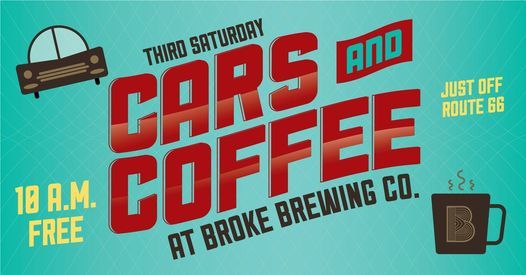 Cars and Coffee at Broke Brewing Co.