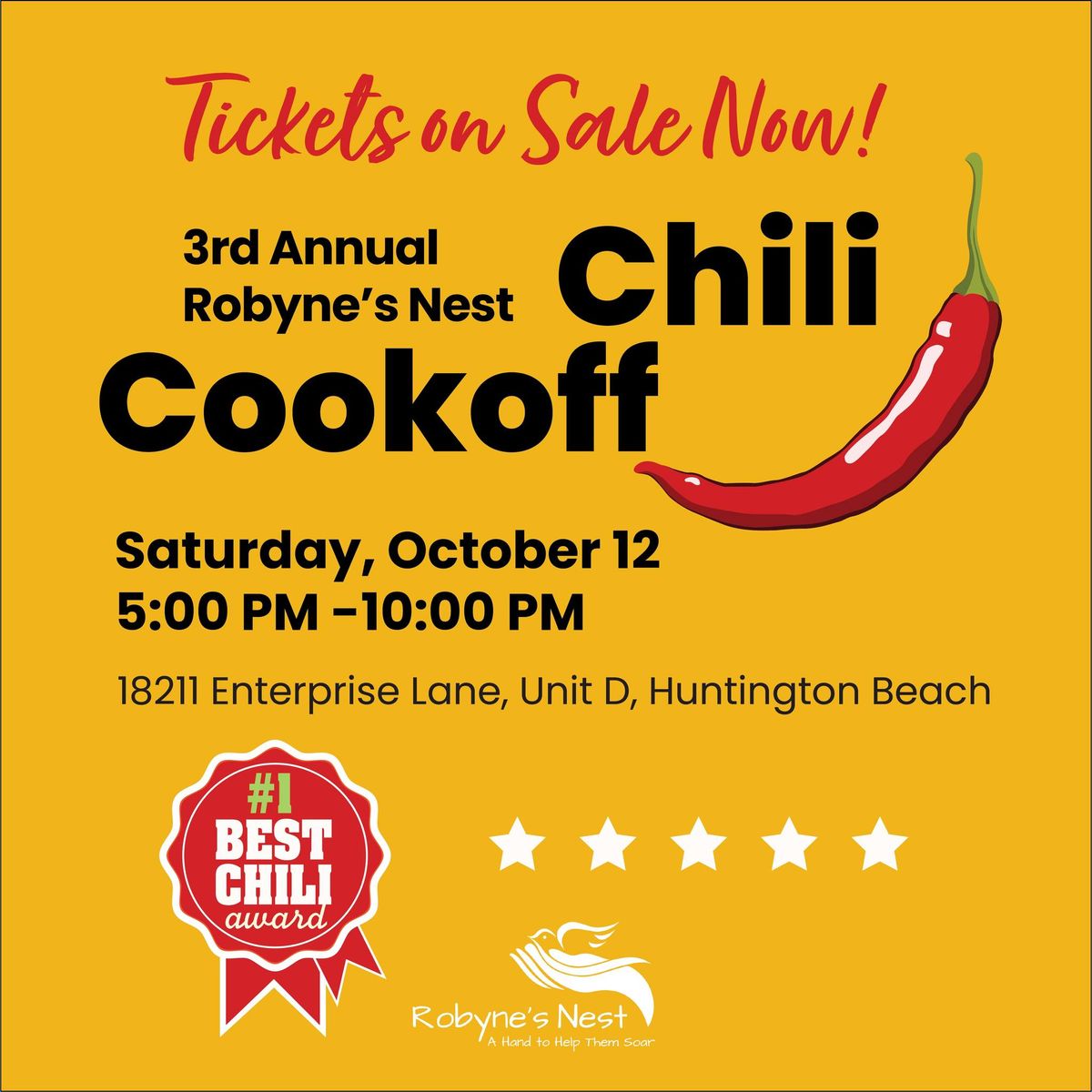 3rd Annual Chili Cook Off 2024