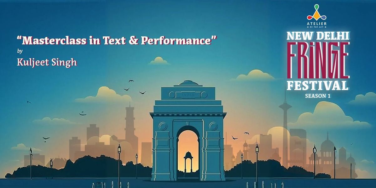 NDFF -  Masterclass in Text & Performance