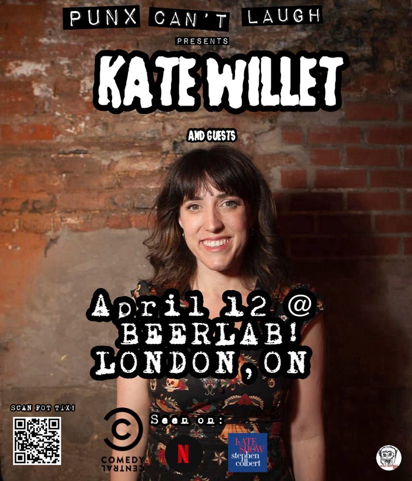 Kate Willet (NYC- Netflix,Comedy Central) live @ Beerlab!