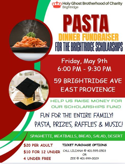 Pasta Dinner Fundraiser