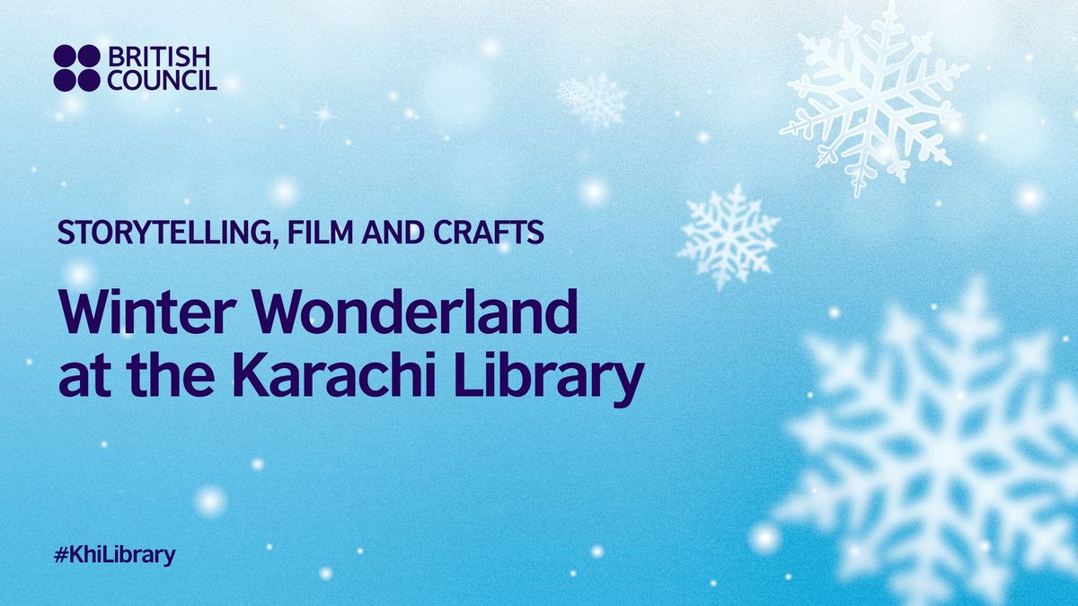 Winter Wonderland at the Karachi Library!