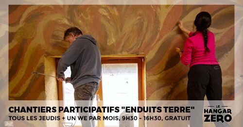 Chantier Participatif du Week-end : Enduit Terre