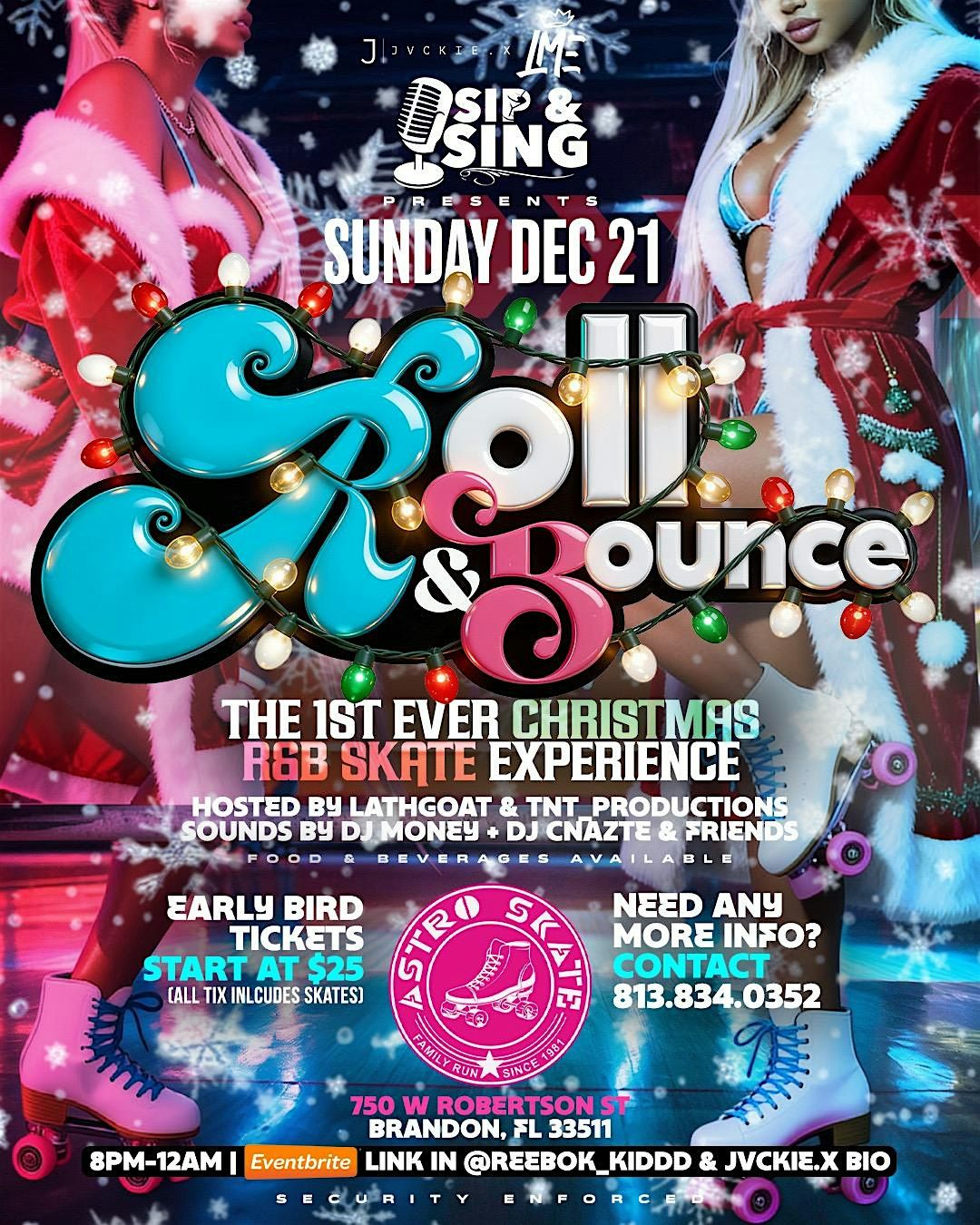 Sip N Sing First Annual (R)oll & (B)ounce Christmas Skate
