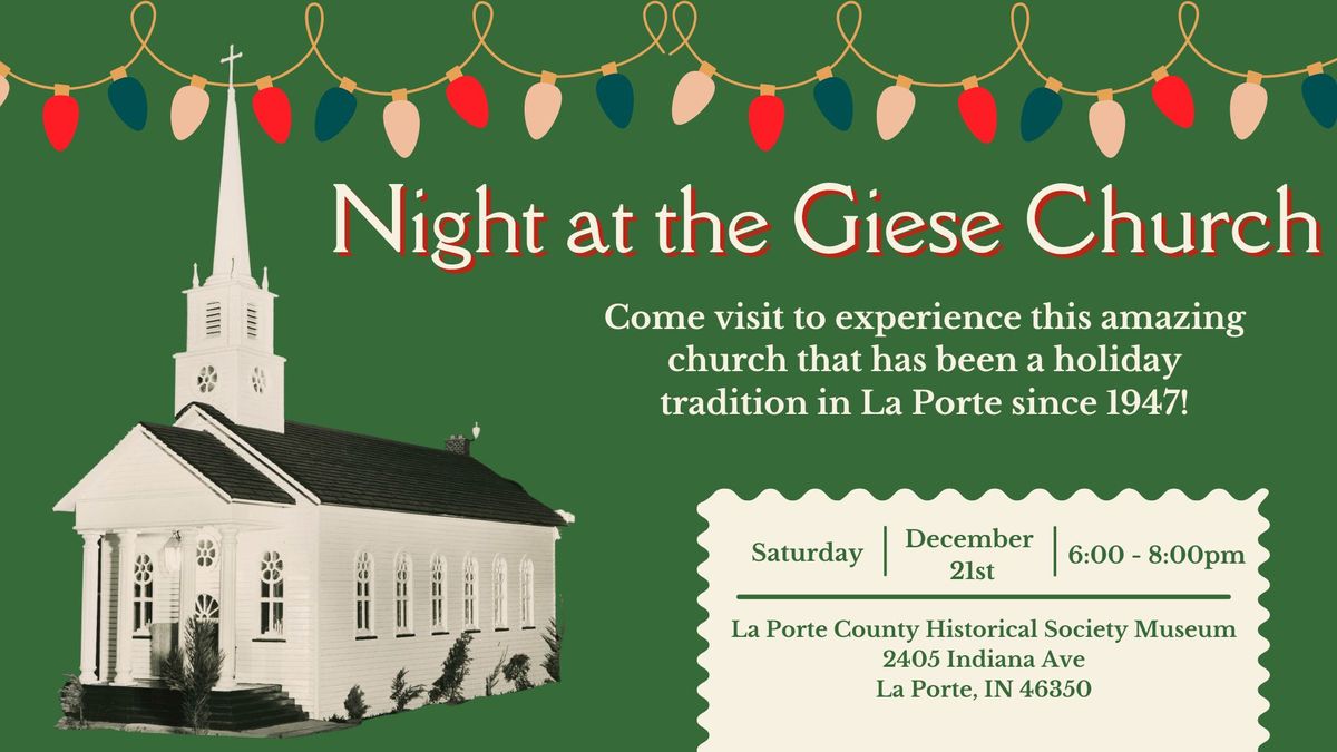 Night at the Giese Church