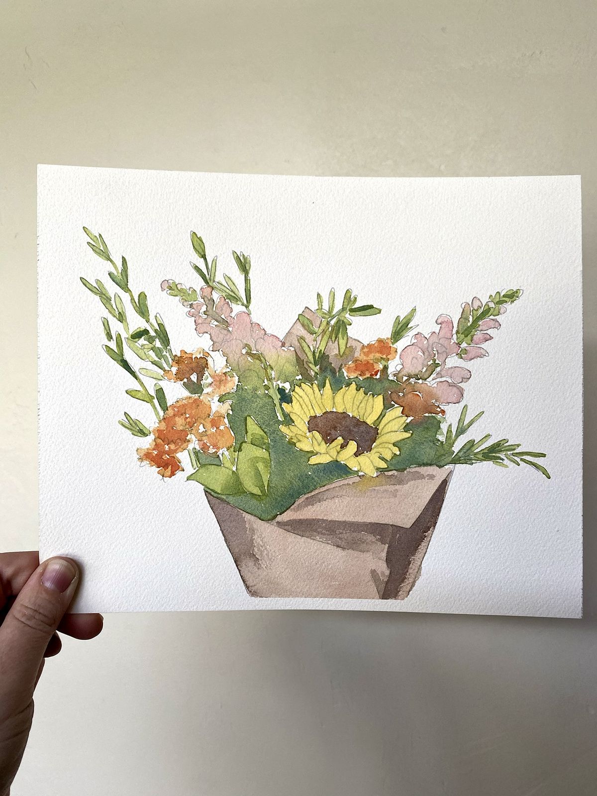 Watercolors Made Easy: Flower Bouquet (Salem)