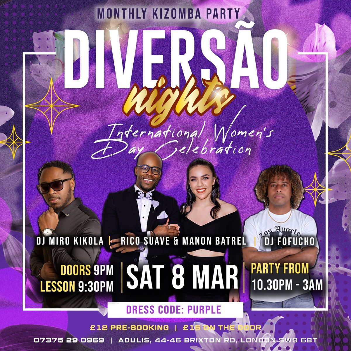 Divers\u00e3o Kizomba Party DjMiroKikola X DjFofucho \ud83d\udd25\ud83d\ude80 International Wemen's Day Celebration 