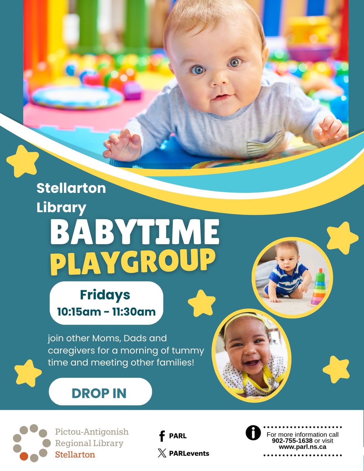  Babytime Playgroup (drop-in) - Stellarton