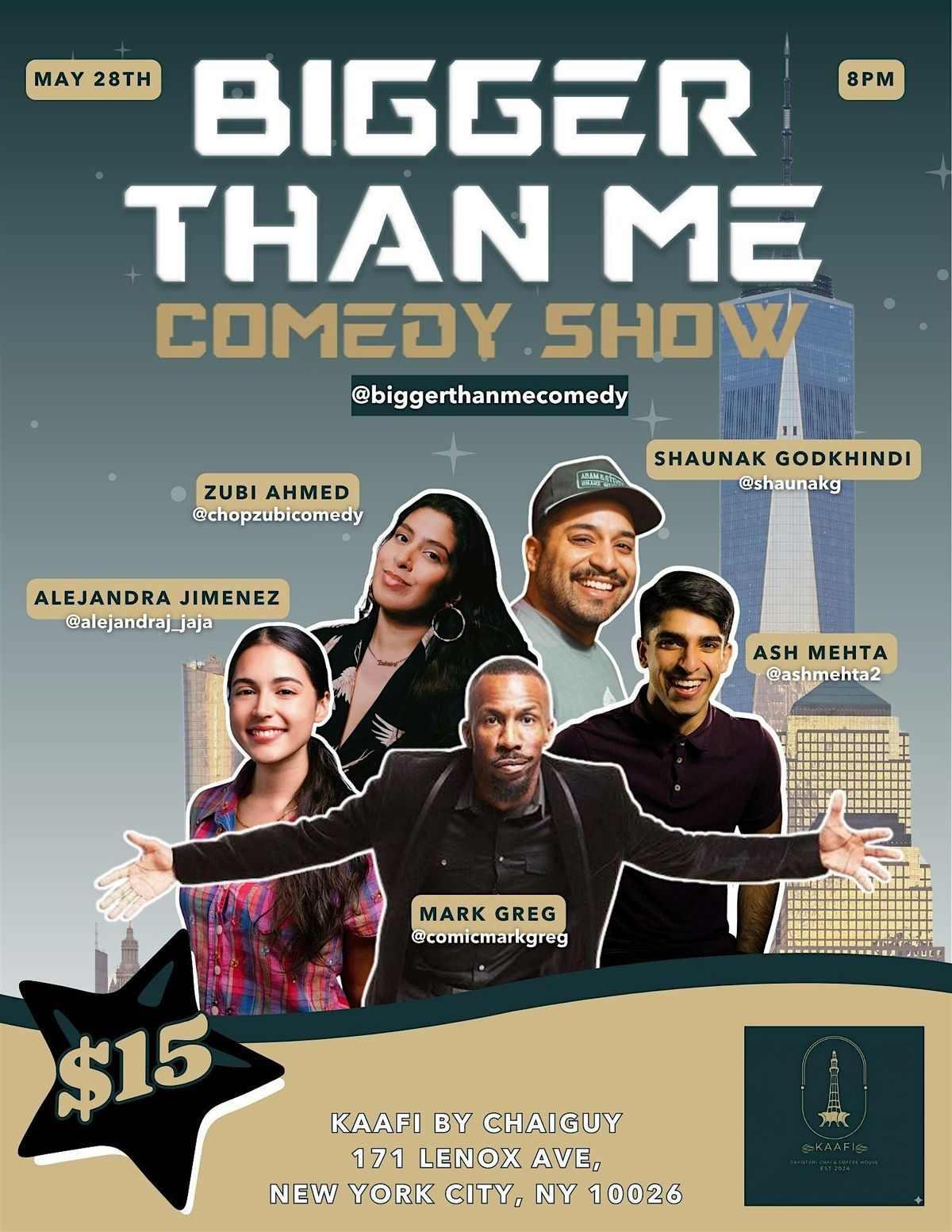 Bigger Than Me Comedy NYC