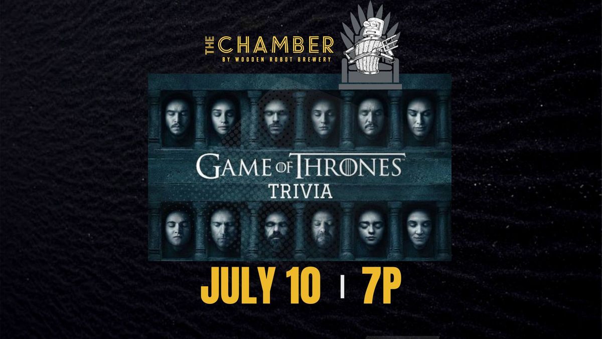 Game of Thrones Trivia Night