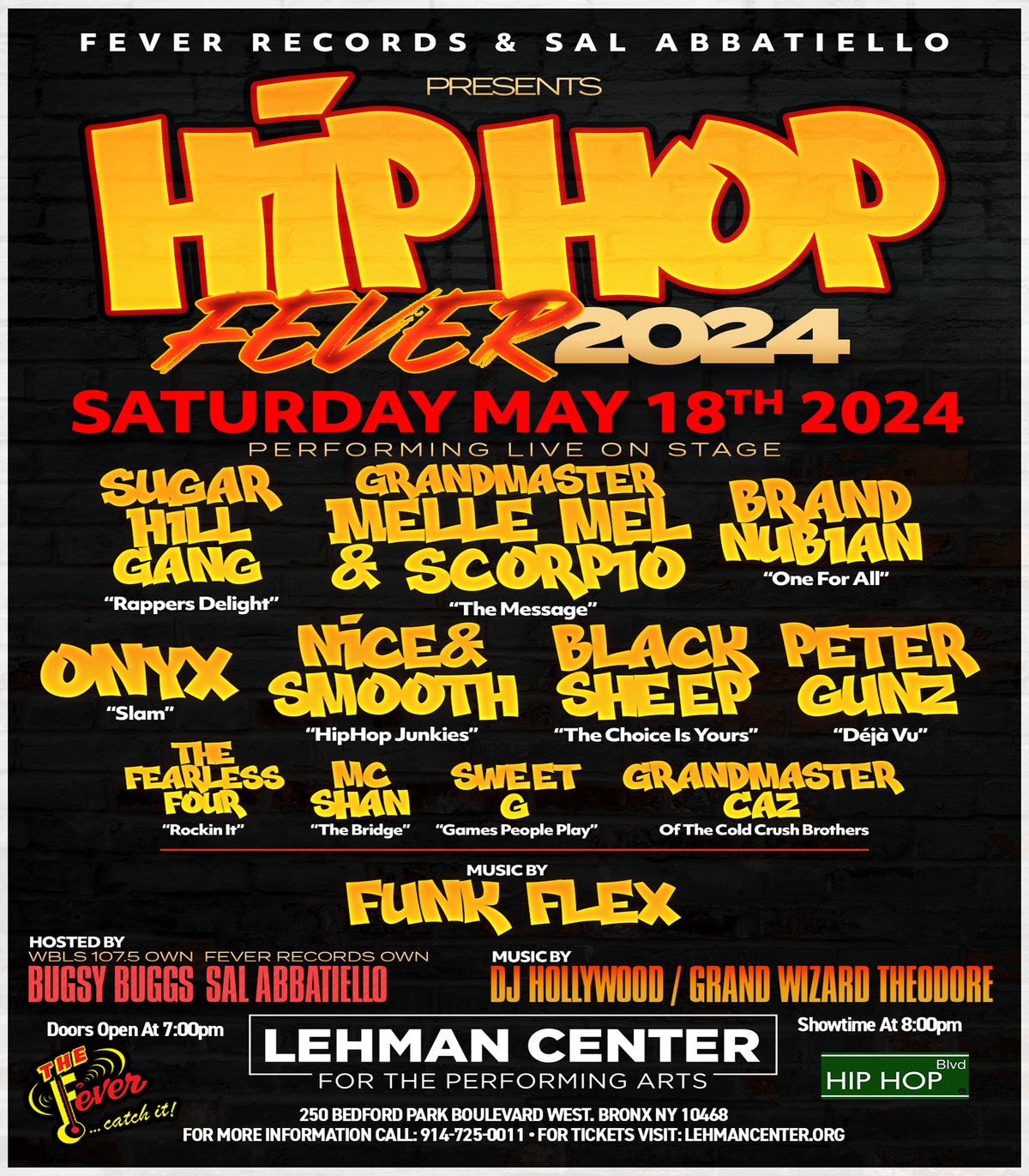 Hip-Hop Fever 2024 @ Lehman Center For Performing Arts, Bronx NY
