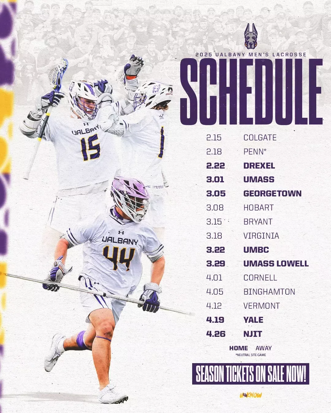 Georgetown Hoyas at UAlbany Great Danes Mens Lacrosse