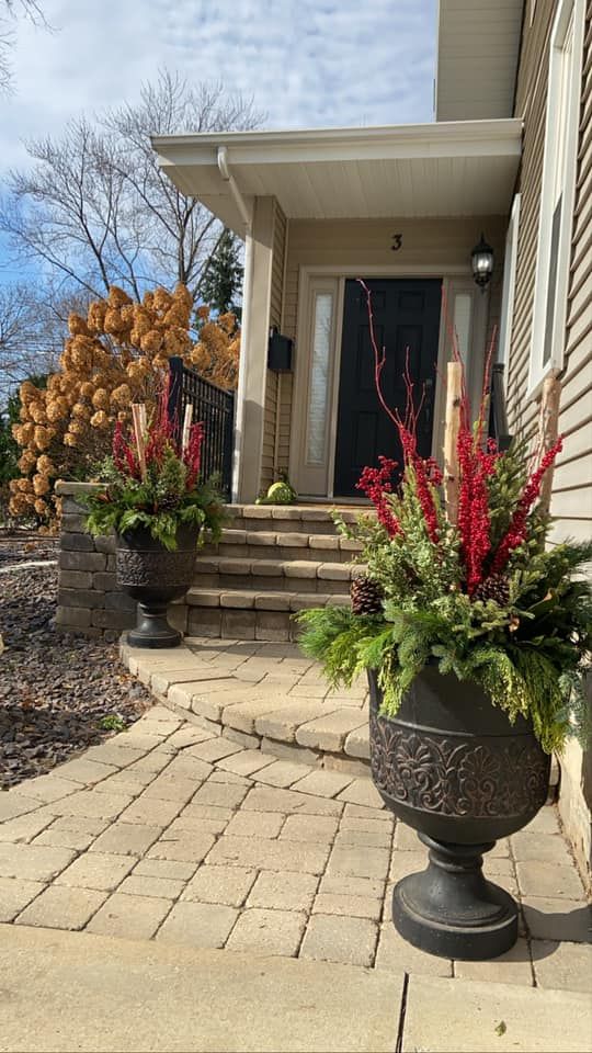 Winter Porch Pot Class