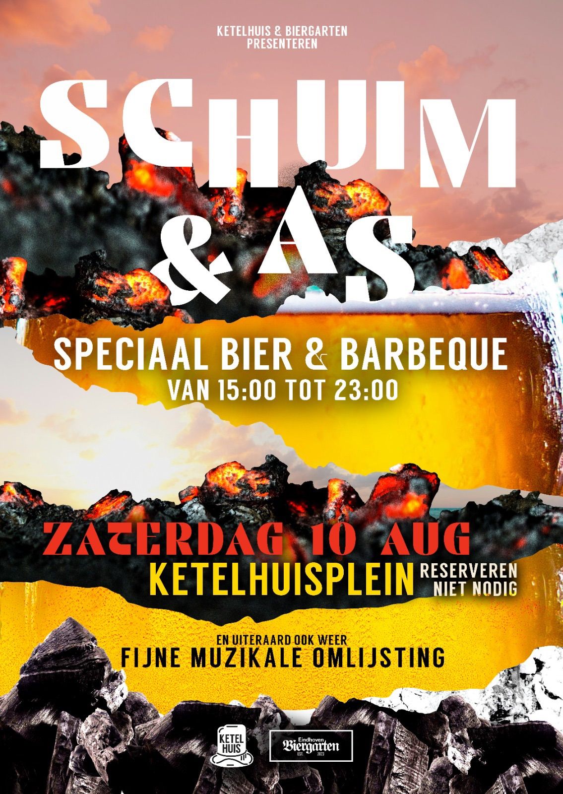 Schuim & As = Bier, Barbecue, Band