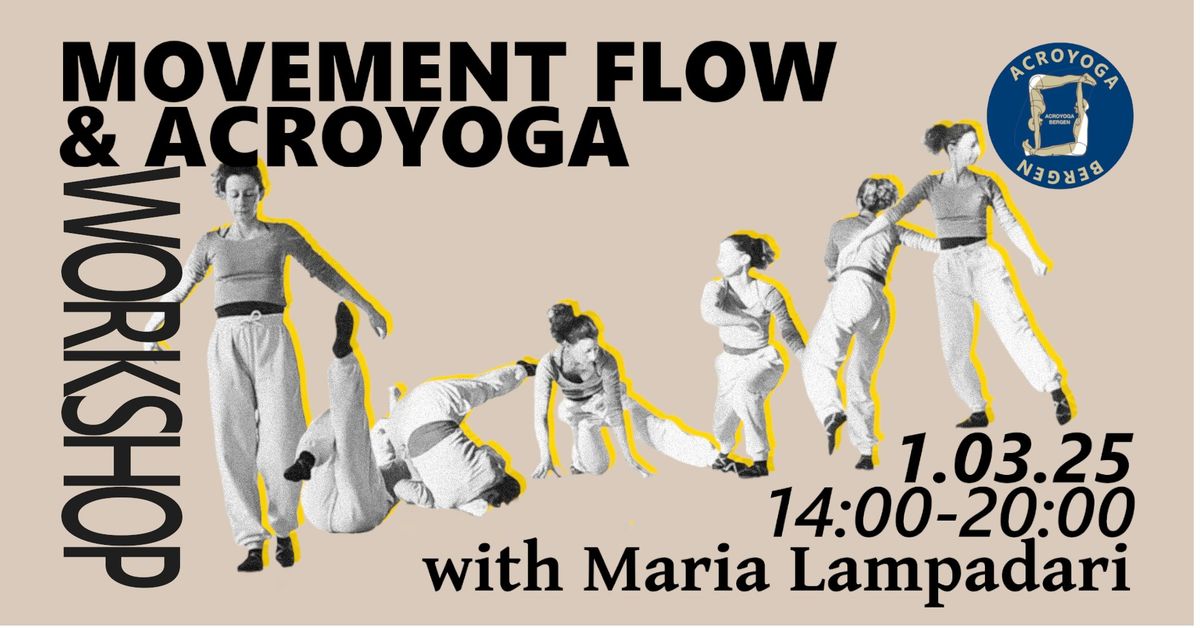 Movement Flow and Acroyoga Workshop with Maria Lampadari