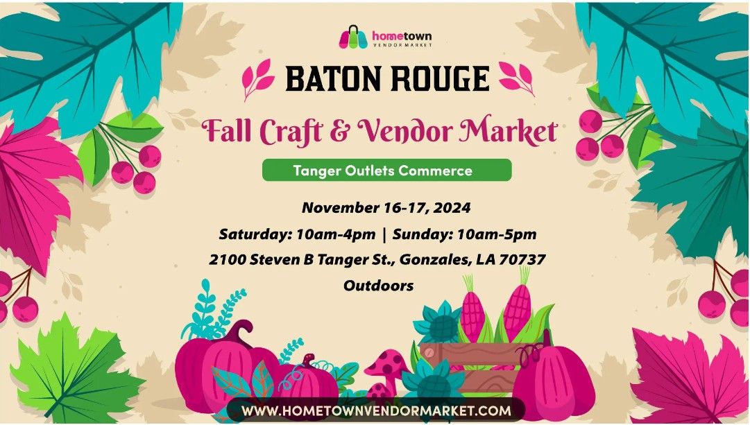 Baton Rouge Fall Craft and Vendor Market