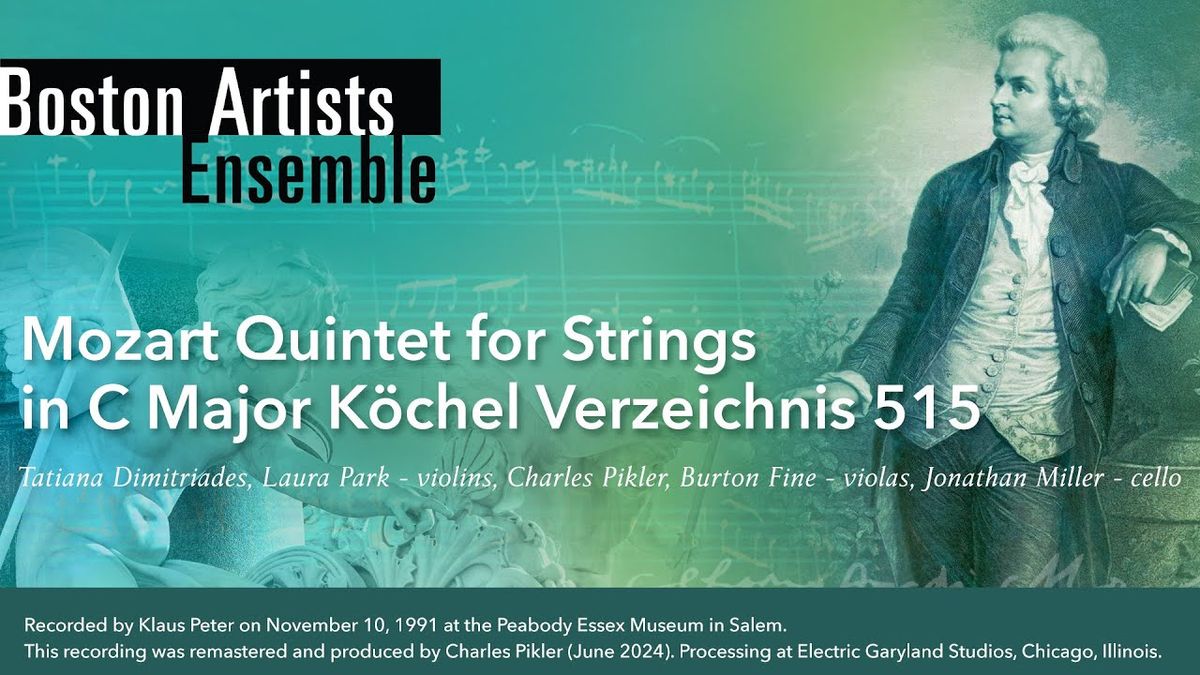 Mozarts Viola Quintet in C Major