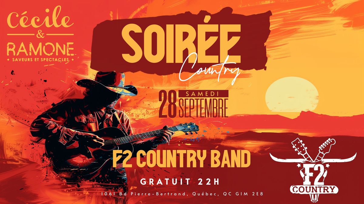 SOIR\u00c9E COUNTRY - F2 COUNTRY BAND