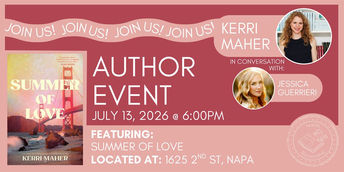 Author Event: Summer of Love by Kerri Maher