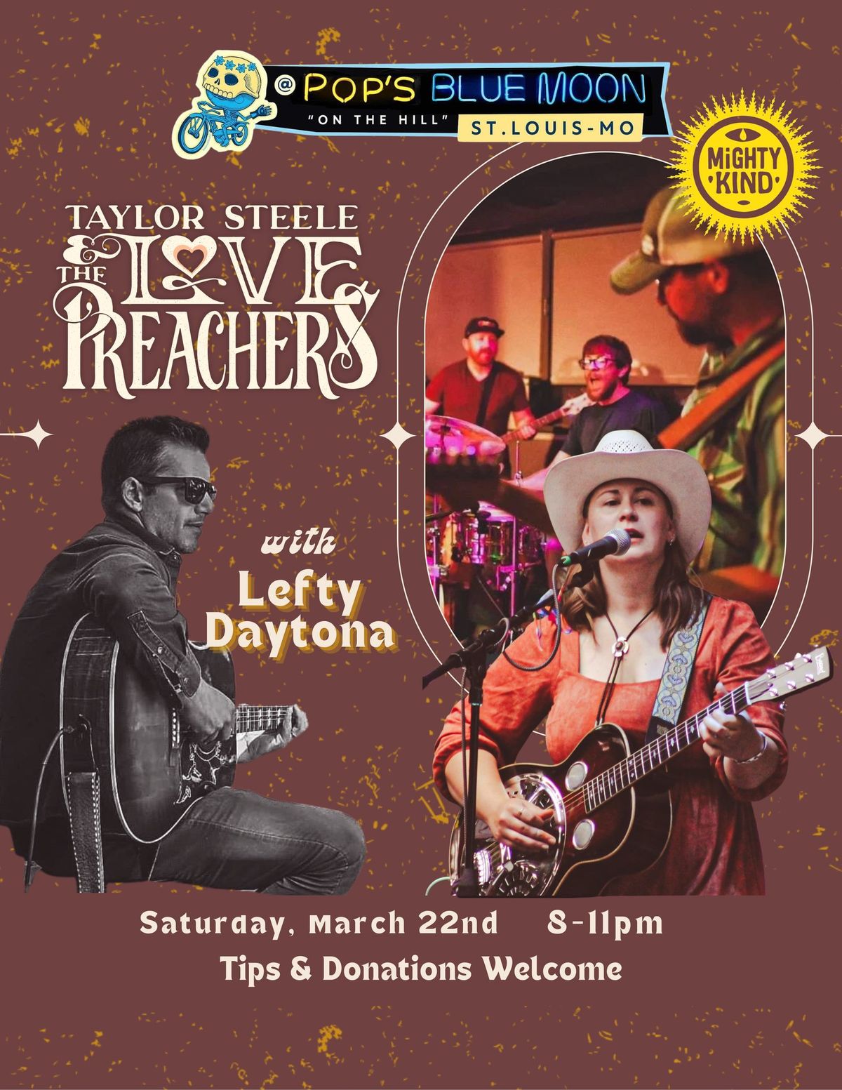 Taylor Steele & the Love Preachers with Lefty Daytona