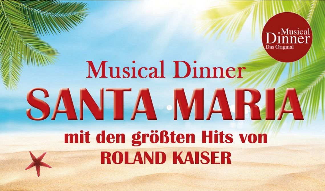 Musical Dinner Hamburger Hafen MS RIVER STAR * SANTA MARIA