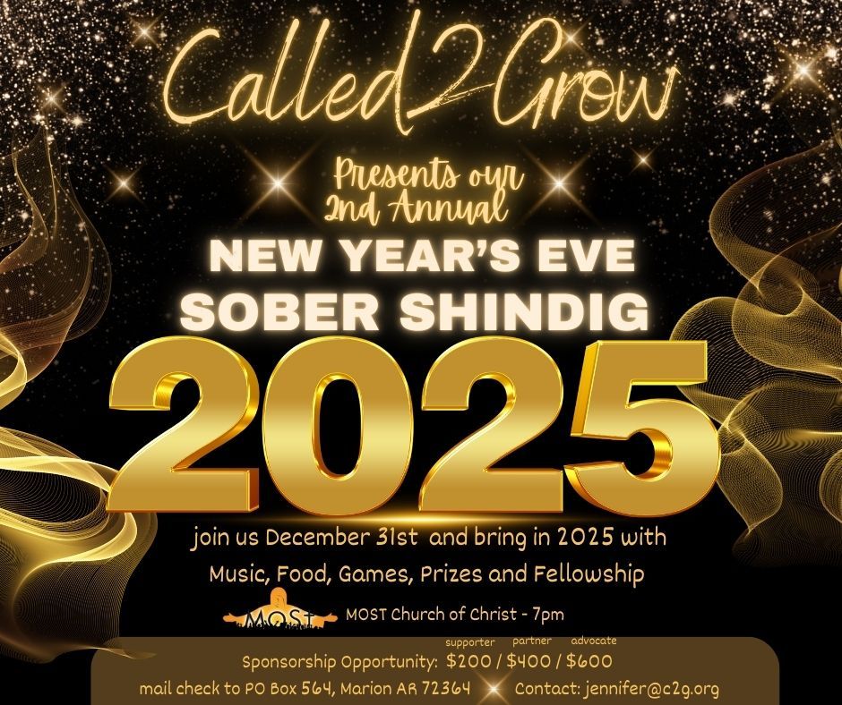 C2G 2nd Annual NYE Sober Shindig! 