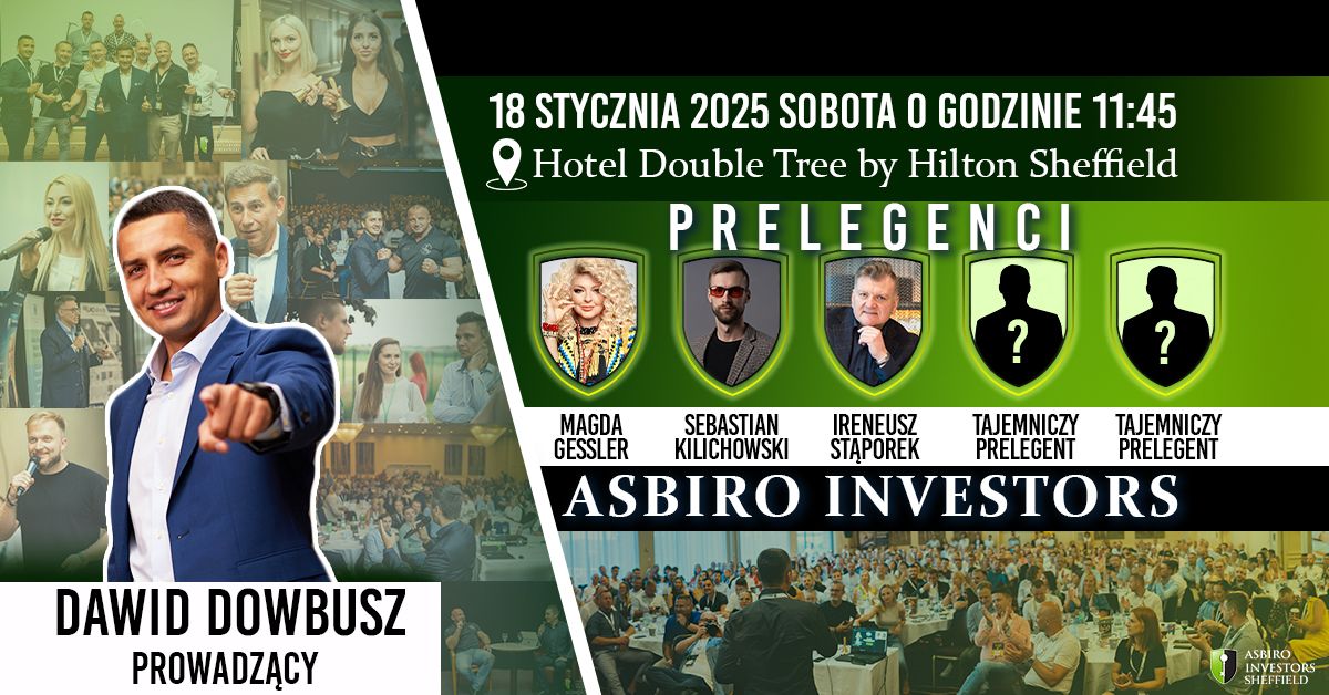 \ud83d\udd25 MAGDA GESSLER na Asbiro Investors Sheffield 18 stycznia 2025! \ud83d\udd25