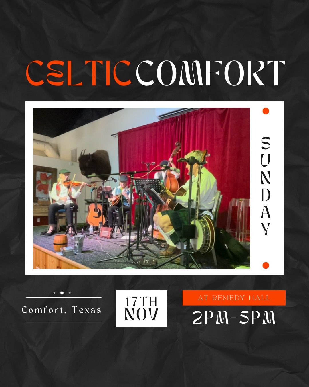 Celtic Comfort LIVE @ Remedy!