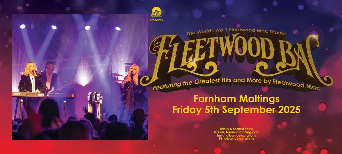 Fleetwood Bac - LIVE in Farnham! Performing The Greatest Hits and more of Fleetwood Mac.