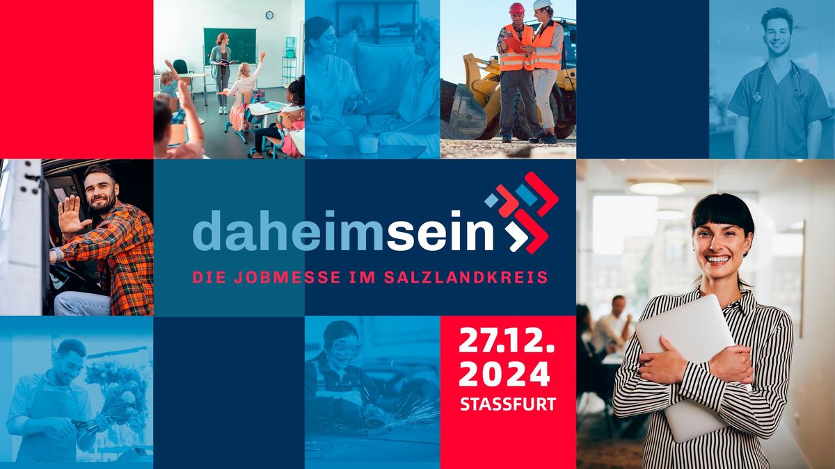 daheimsein - Die Jobmesse im Salzlandkreis