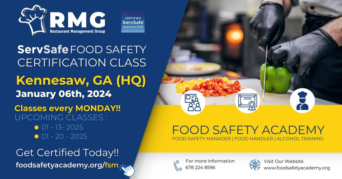 ServSafe - Food Safety Certification Class