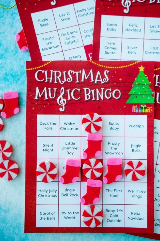 Christmas Music Bingo