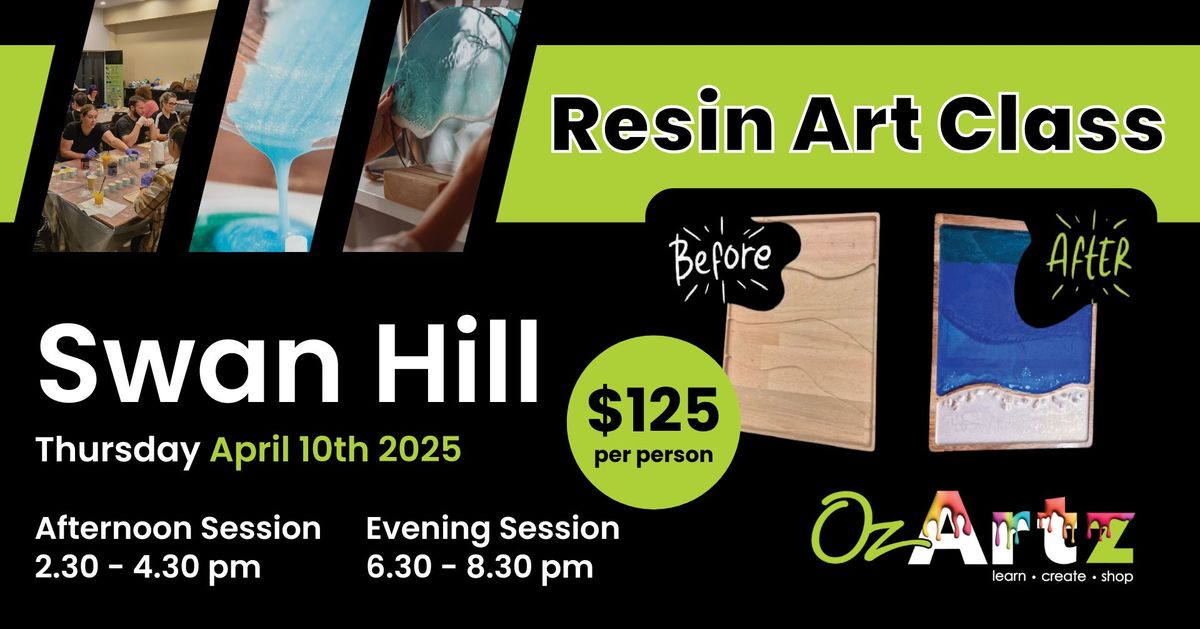 Swan Hill Resin Art Classes