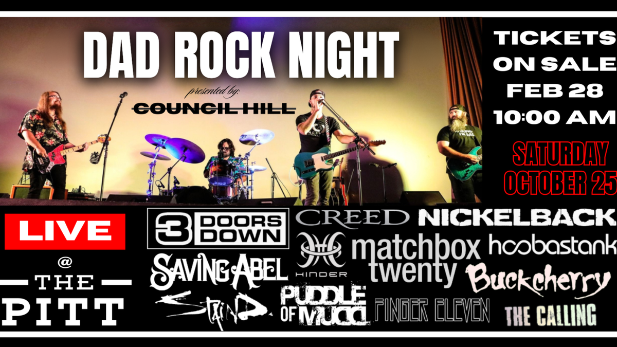Council Hill - Dad Rock Night at Love and War in Texas - Plano