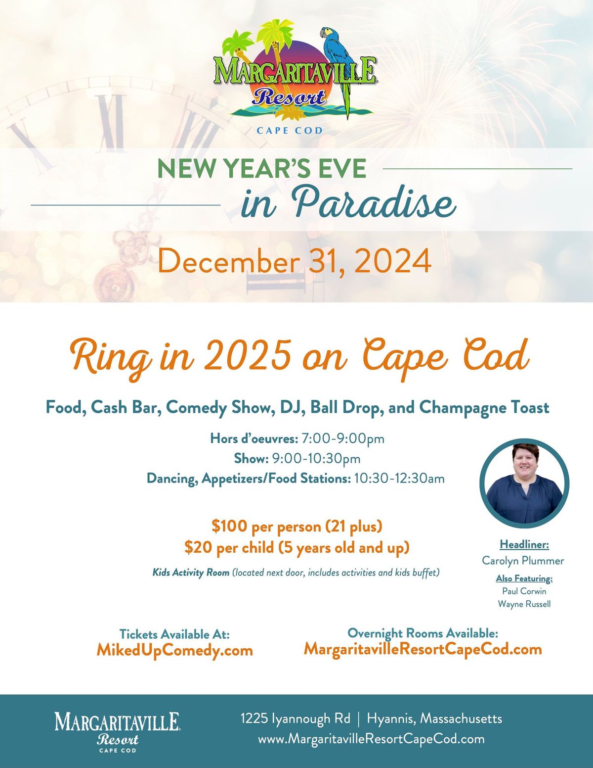 New Years Eve at Margaritville Resort