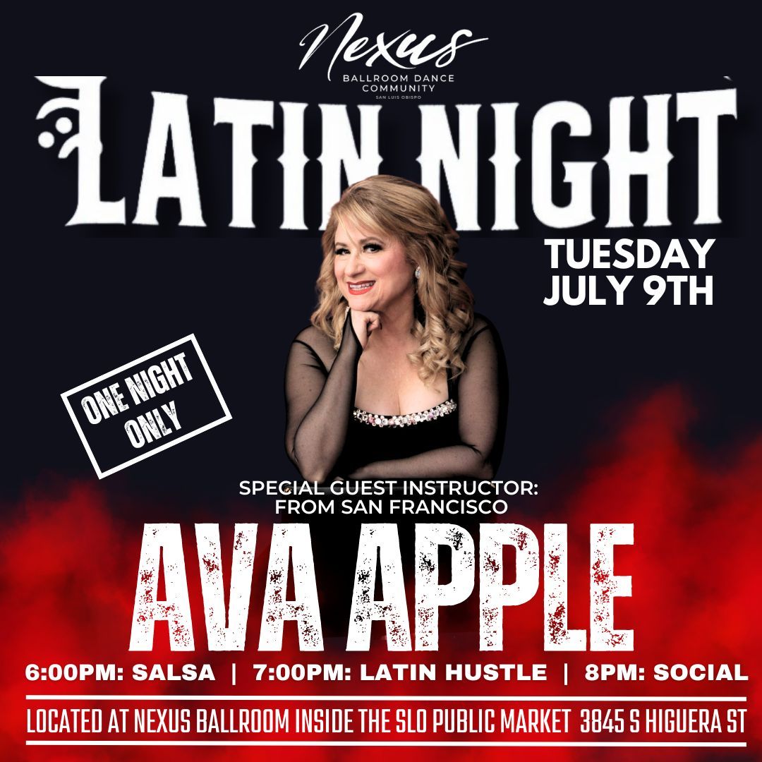 Special Latin Tuesday with Ava Apple