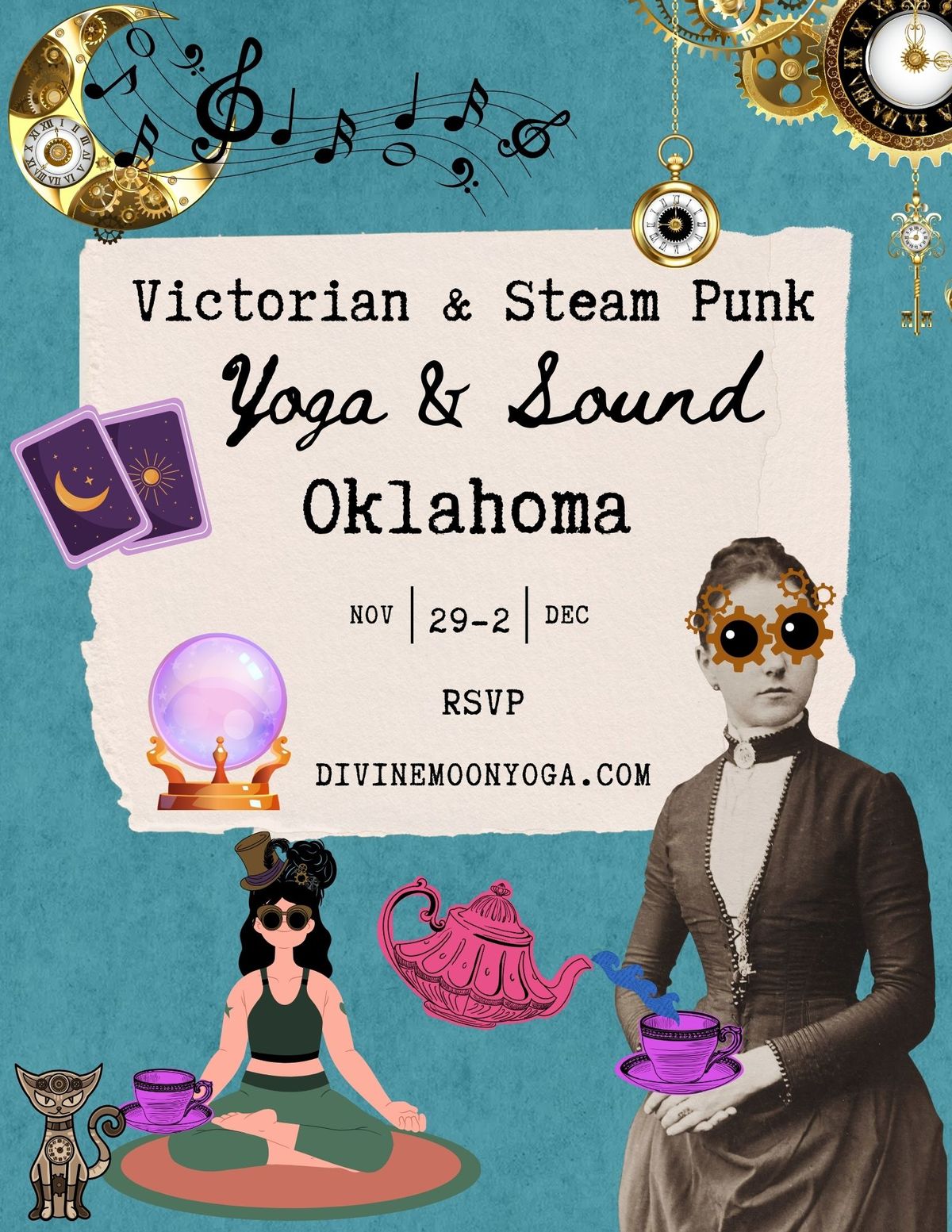 Victorian Steam Punk Yoga & Sound Retreat