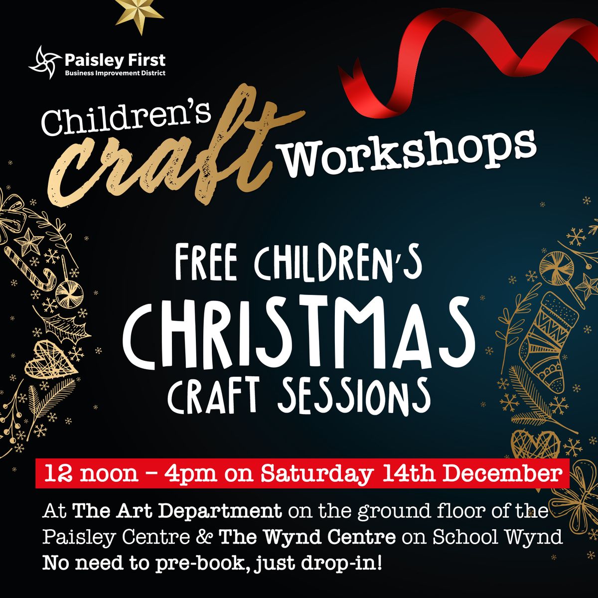 Free Children's Christmas Craft Sessions