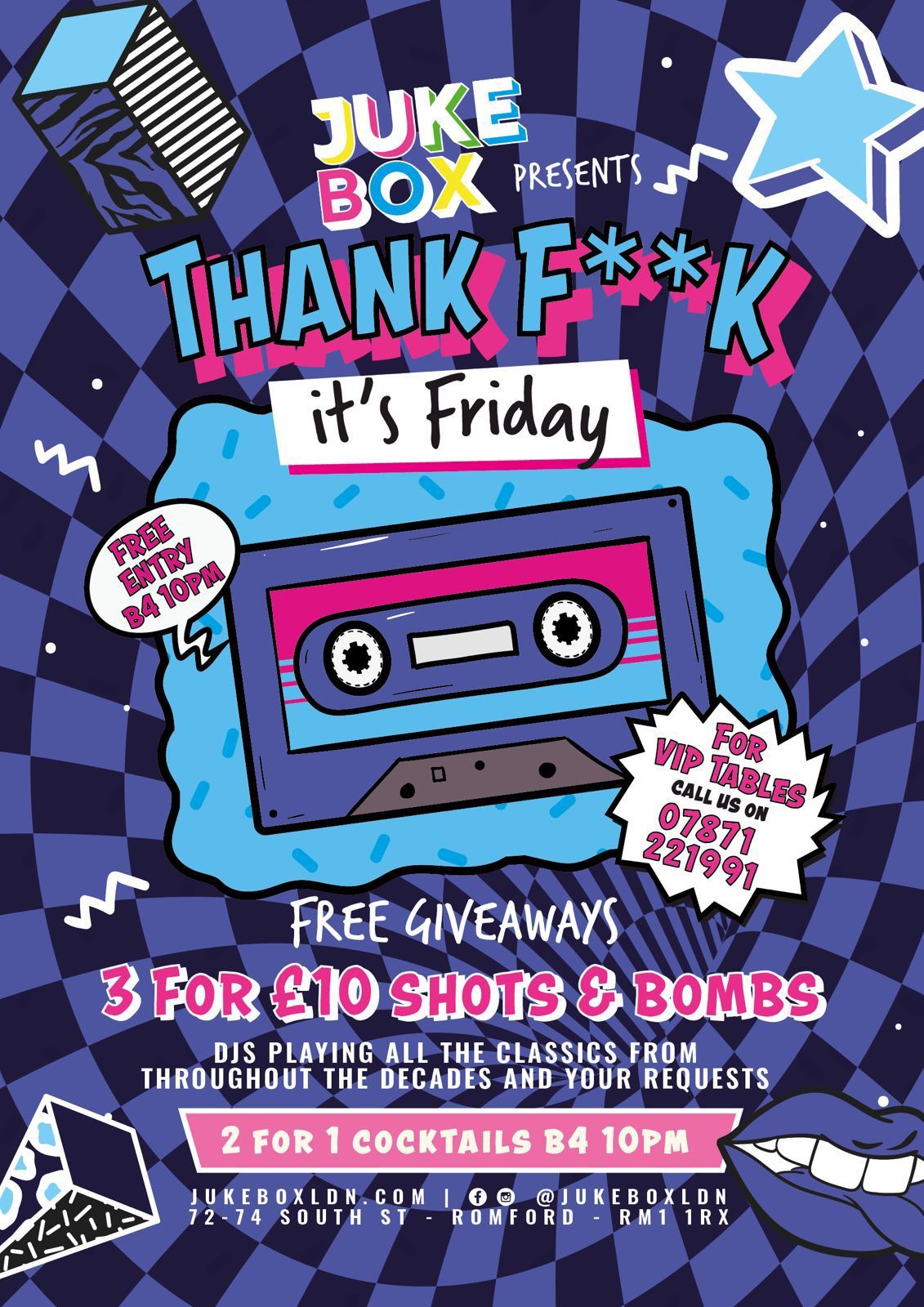 Thank F**K Its Friday - 2-4-1 Cocktails B4 10pm