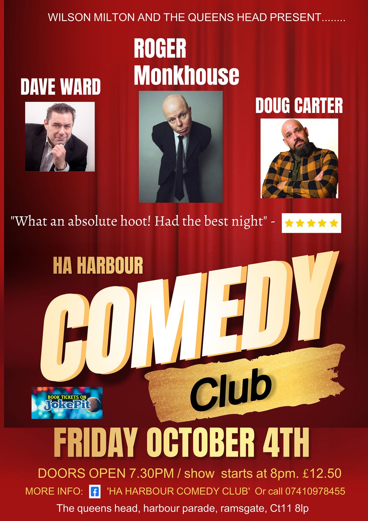  HARBOUR COMEDY CLUB RAMSGATE