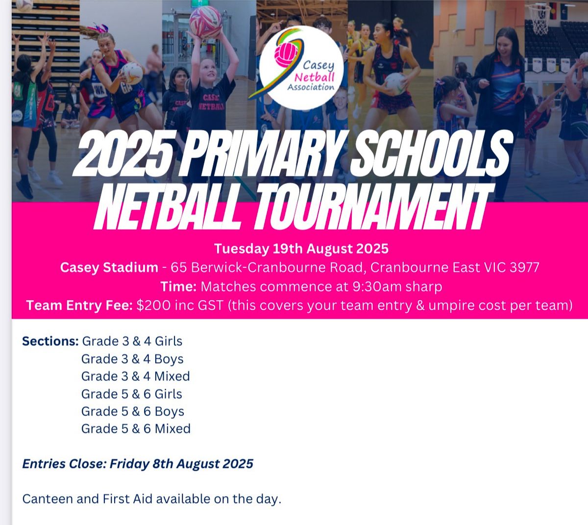 2025 Primary Schools Netball Tournament 