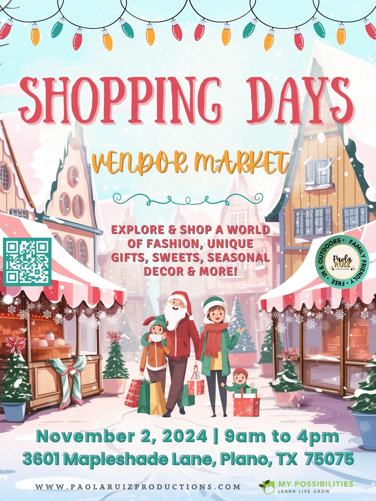 Shopping Days Vendor Market - Christmas Edition