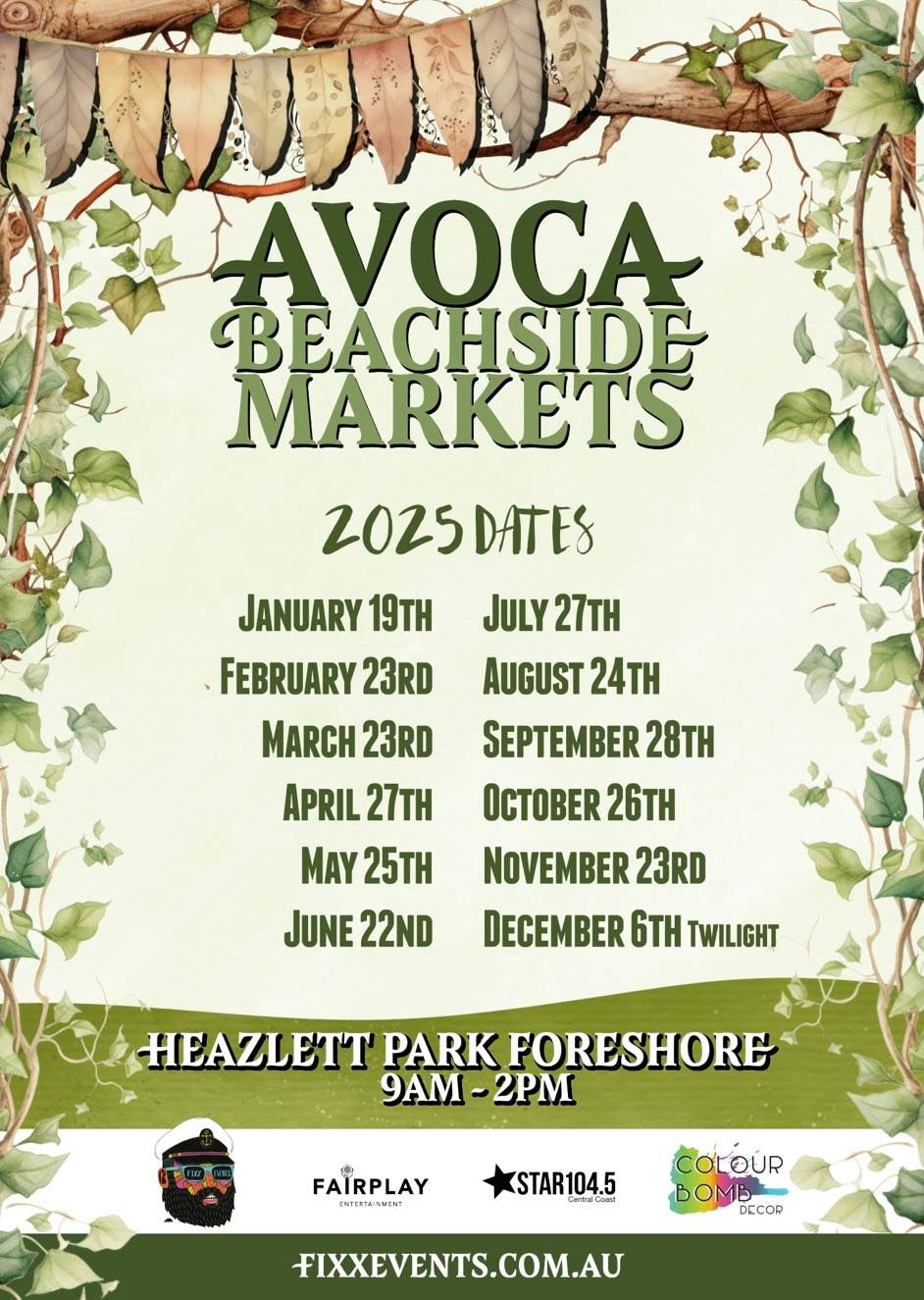 Avoca Beachside Markets 2025