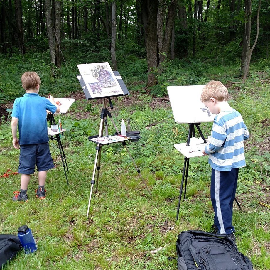En Plein Air Painting Day at the Koobs Nature Area 