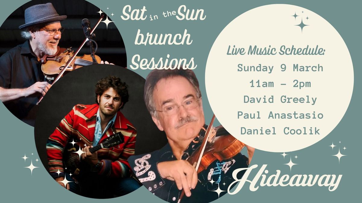 Sunday Brunch Music with David Greely, Paul Anastasio & Daniel Coolik