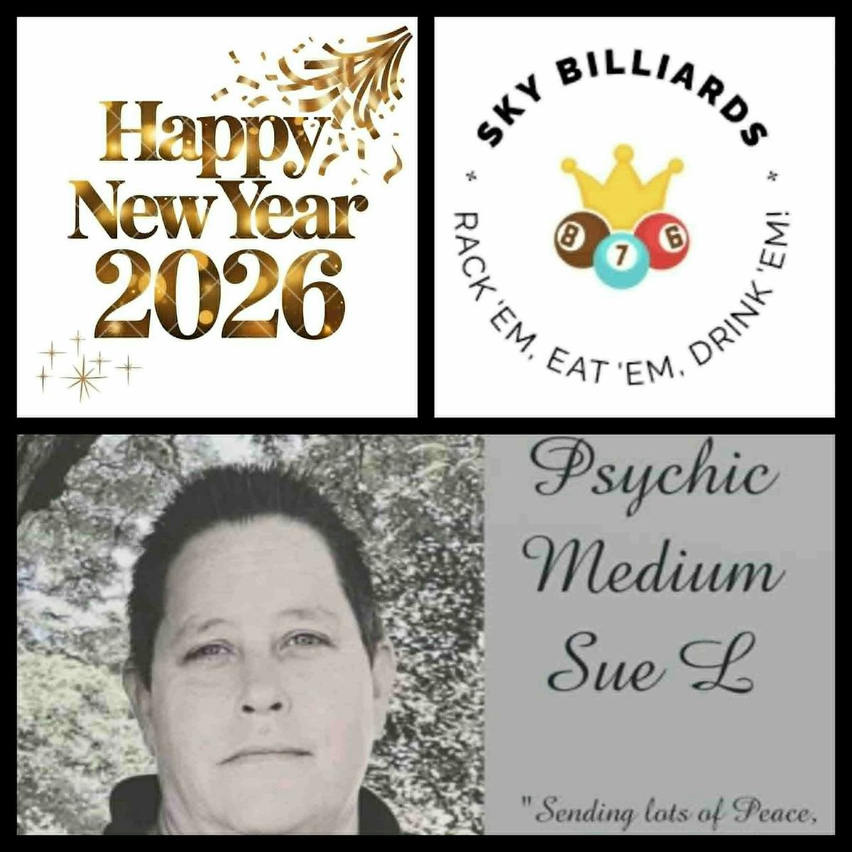 New Year's Eve: Dinner & Psychic Medium Sue L