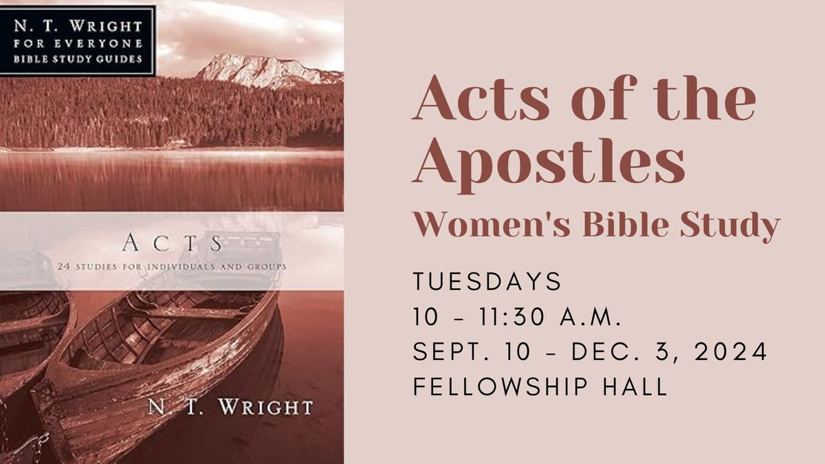 Women's Bible Study on Acts