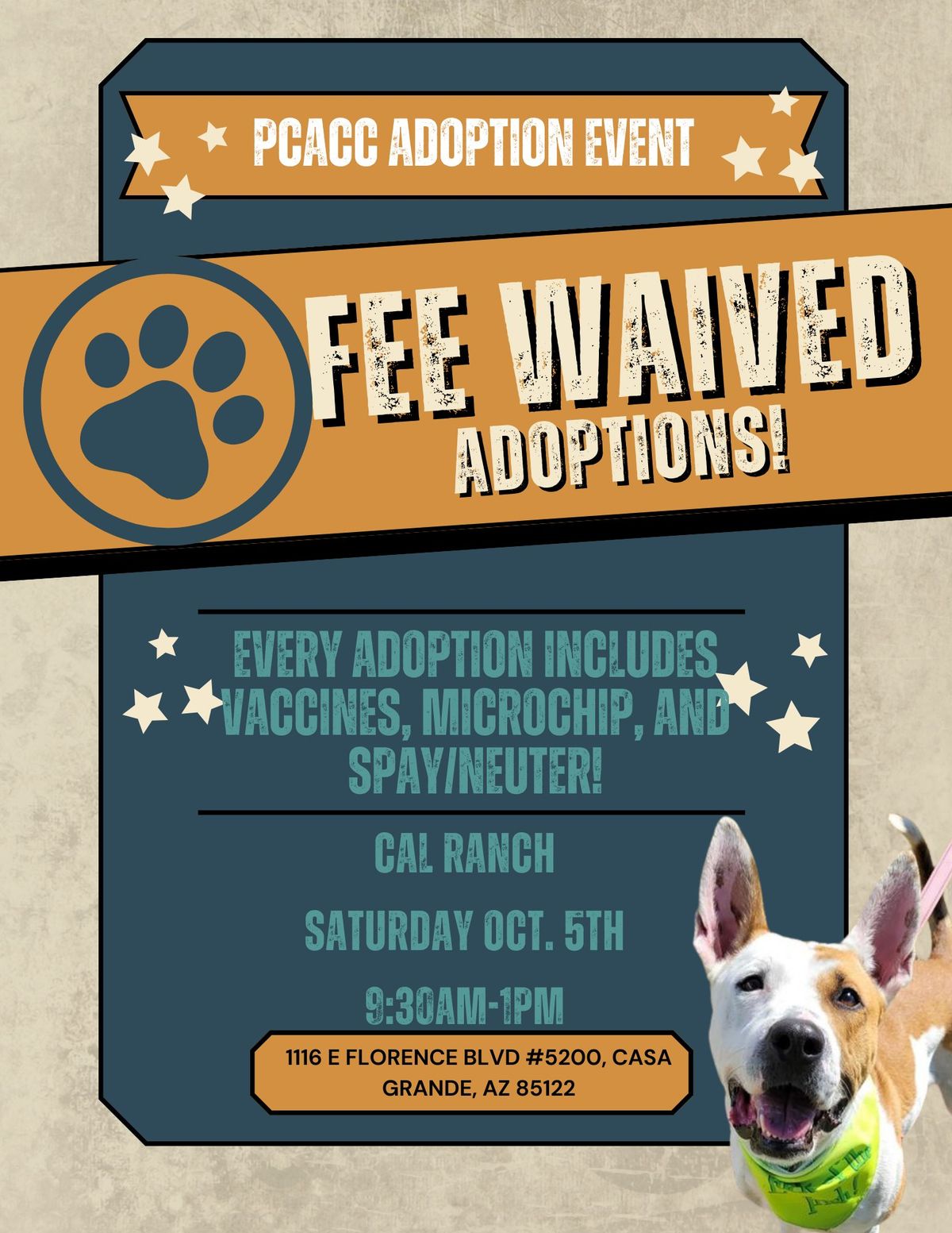 Cal Ranch Adoption Event