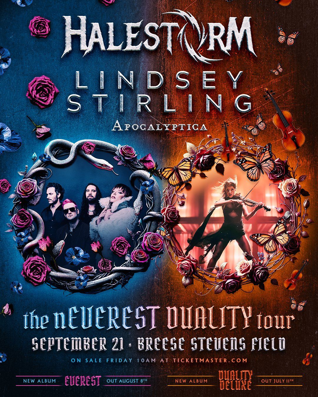 Halestorm and Lindsey Stirling at Budweiser Stage